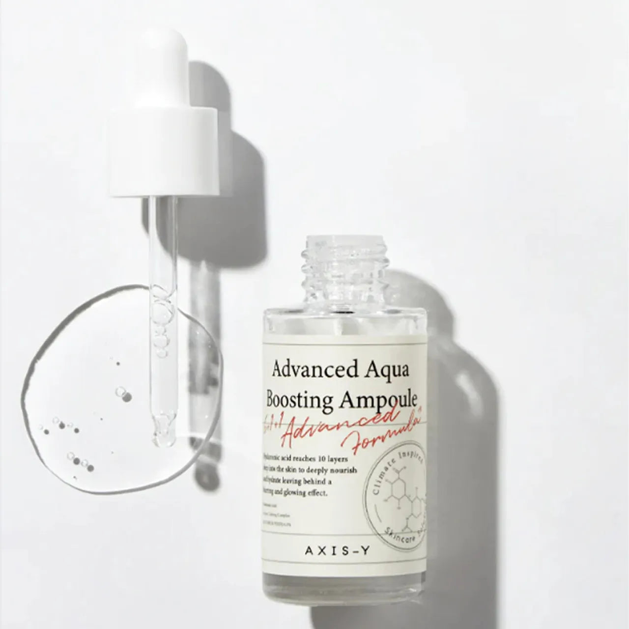 AXIS‑Y Advanced Aqua Boosting Ampoule – 30ml Deep Hydration & Calming Support in a Lightweight Gel Serum