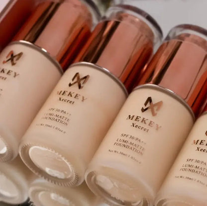 Mekey Xecret Lumi Matte Foundation - Shade # 02 Ivory
