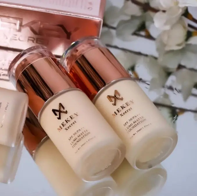 Mekey Xecret Lumi Matte Foundation - Shade # 02 Ivory