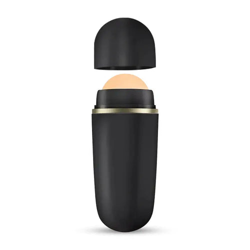 Volcanic Stone Oil Absorbing Roller For Face - Reusable - Makeup Friendly - Volcanic Roller