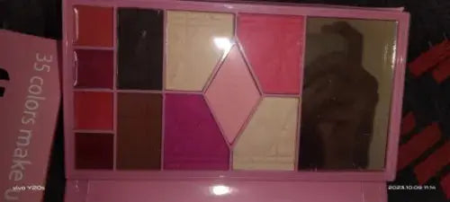 Ultra Beauty UB Face Glowing Kit With 35 Colors Eye Shadow Wallet Makeup Kit All In One