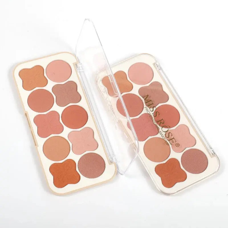 Miss Rose 10-Colors  Blusher Palette