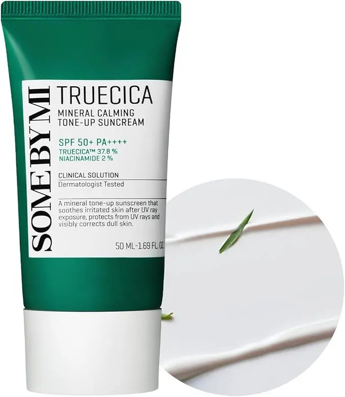 SOME BY MI Truecica Mineral Calming Tone up Sun Cream 50ml SPF50+PA++++Sunscreen
