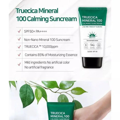 SOME BY MI Truecica Mineral Calming Tone up Sun Cream 50ml SPF50+PA++++Sunscreen