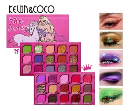 Kevin and coco 30 EYESHADOW COLOURS