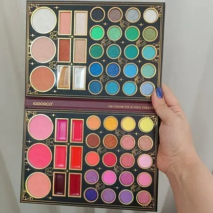 58Colors Punk Smokey Matte Glitter Eyeshadow Palette
