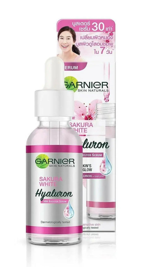 Garnier - Sakura White Hyaluron Booster Facial Serum Natural Radiant Pinkish - 30ml