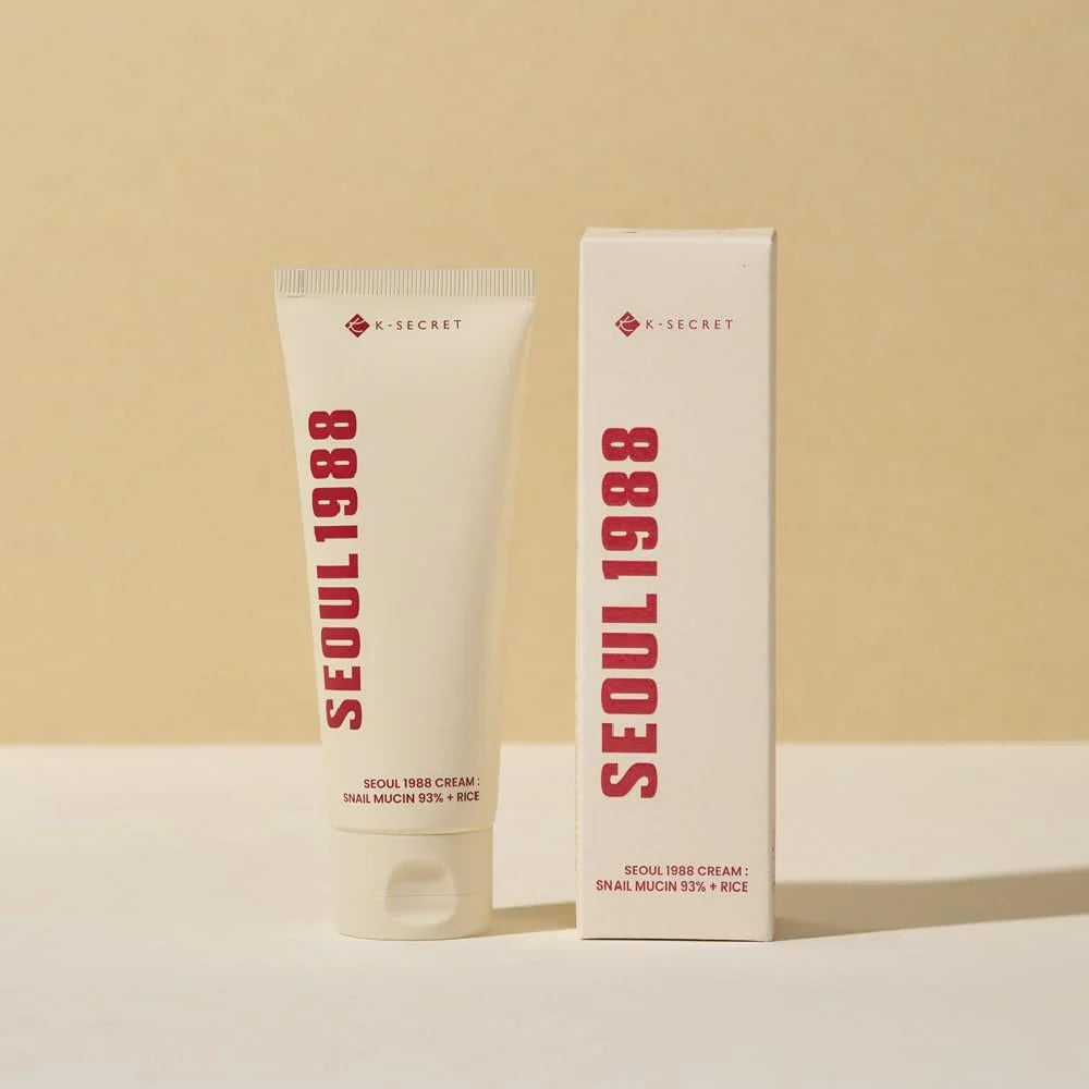 KSecret Seoul1988 Cream: Snail Mucin 93% + Rice 100ml