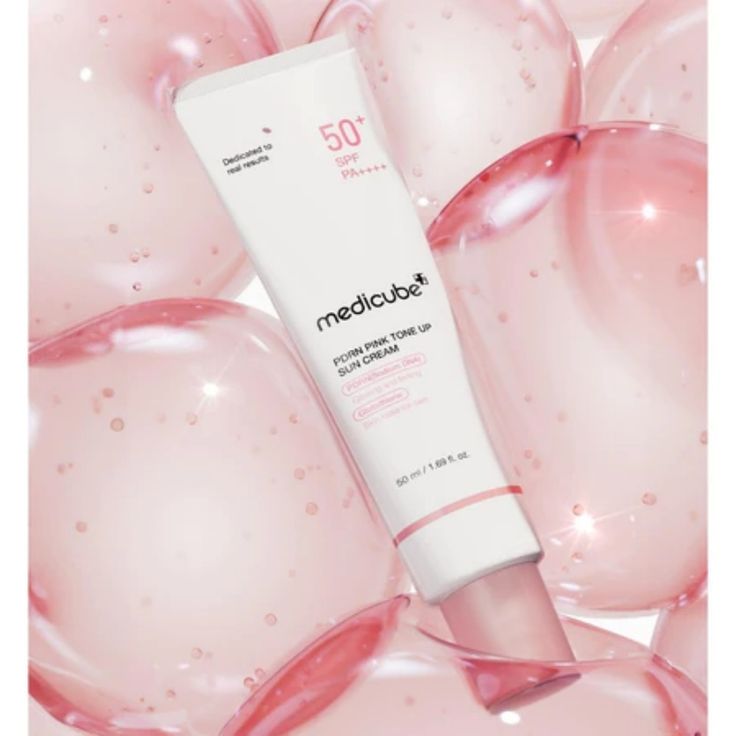 medicube PDRN Pink Tone Up Sun Cream SPF 50+ PA++++