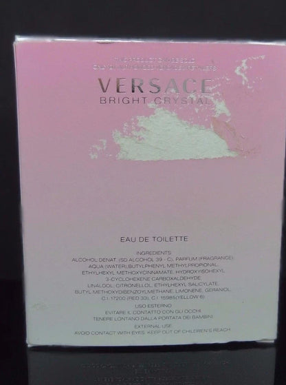 VERSACE BRIGHT CRYSTAL Eau De Toilette Natural Spray 3 fl.oz. 90 ml For Women