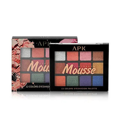 APK Mousse 12 Color Eyeshadow Palette
