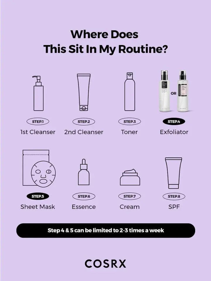 COSRX BHA Blackhead Power Liquid 100ml | Best Korean Exfoliating Toner for Blackheads, Clogged Pores & Acne-Prone Skin in Pakistan
