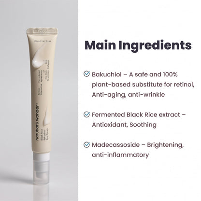 HARUHARU Wonder Black Rice Bakuchiol Eye Cream - 20ml