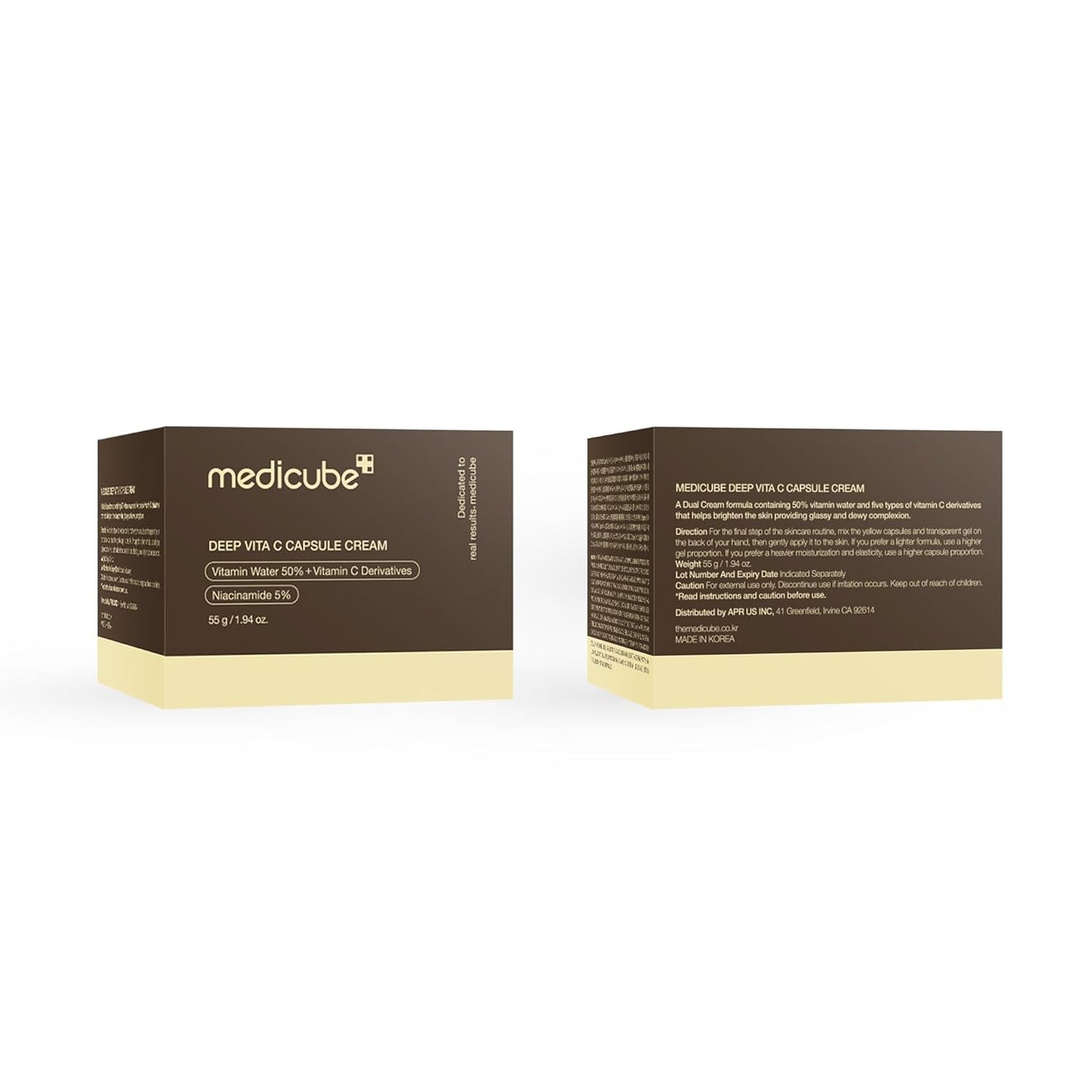 Medicube Deep Vitamin C Golden Capsule Face Moisturizer - Liposome Capsules For Wrinkles, Skin Radiance - Transparent Gel for Glow Hydration - Korean Skin...