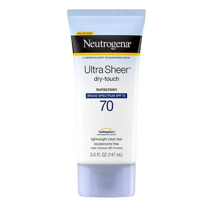 Neutrogena Ultra Sheer Broad Spectrum Sunscreen SPF 70, 147ml